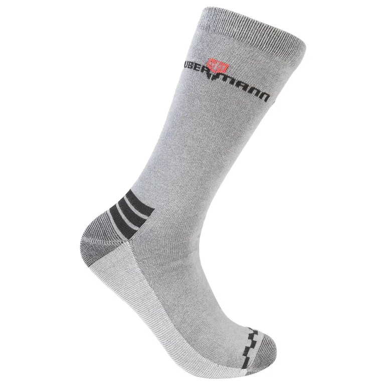 Calcetin bambú gris 3 pares
