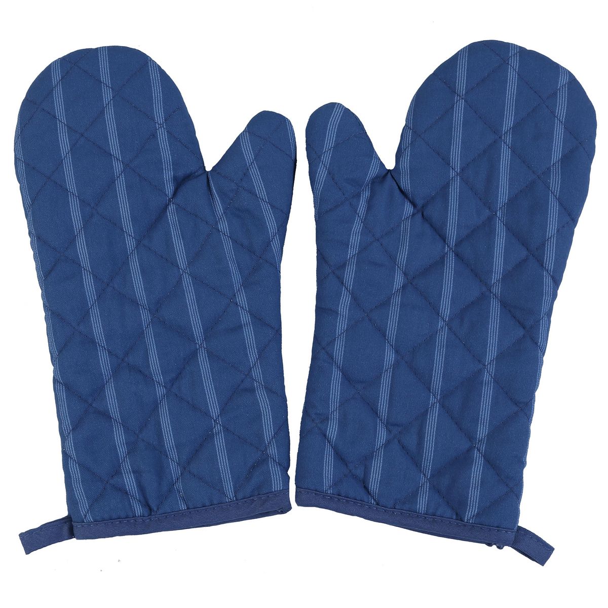 Set 2 Guantes de Cocina azul/blanco, marca JUST HOME COLLECTION - Foto Principal