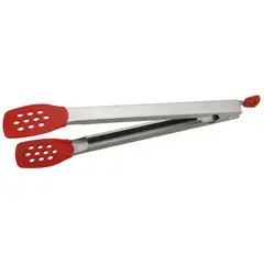 JUST HOME COLLECTION - Pinza 36 cm silicona/acero Rojo