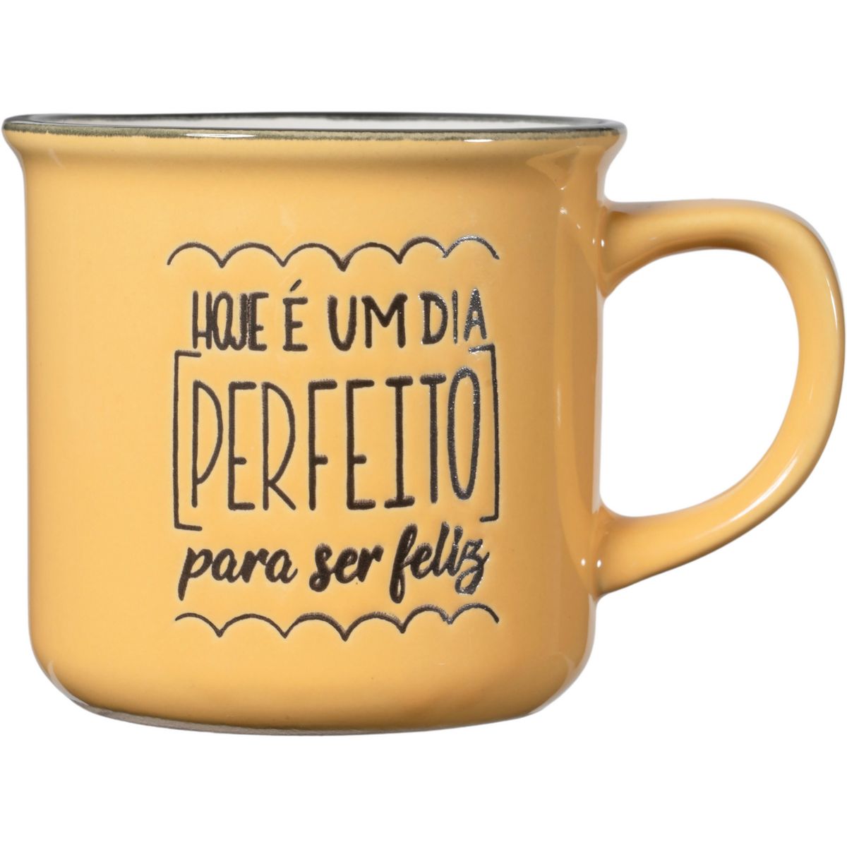JUST HOME COLLECTION - Mug 300 ml Cerámica Frases Colores Surtidos