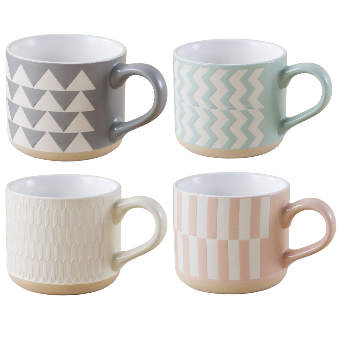 Mug 360 ml Cerámica Figuras Colores Surtidos, marca JUST HOME COLLECTION - Foto Principal