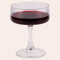 JUST HOME COLLECTION - Set 6 copas de Vino tinto 250 ml Vidrio Transparente