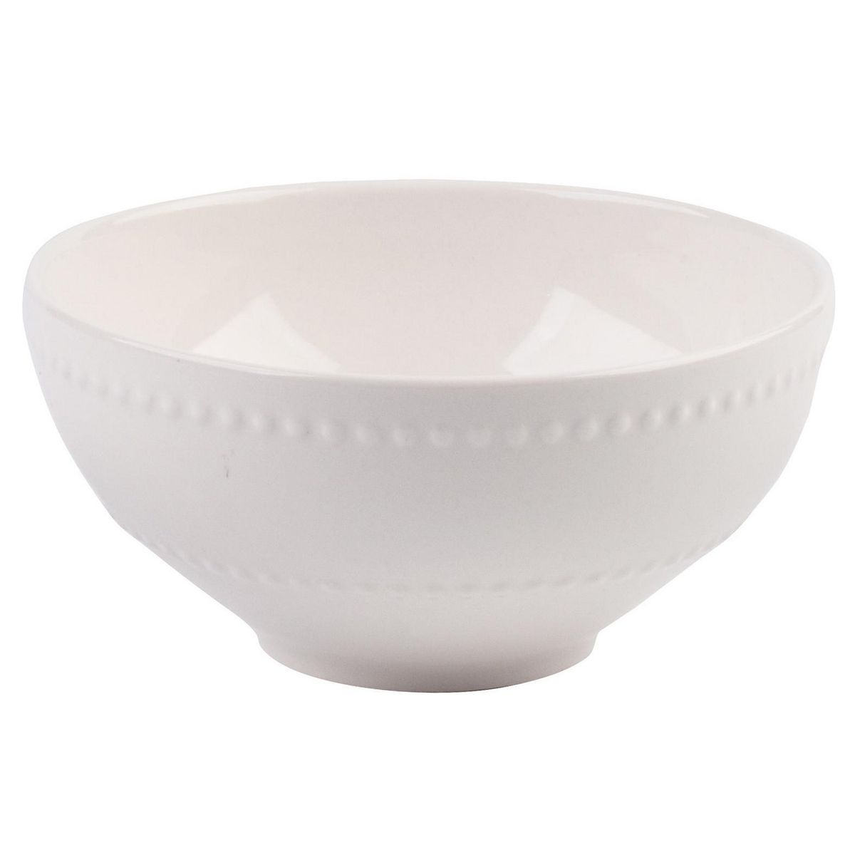 JUST HOME COLLECTION - Juego de Vajilla 16 Piezas Cerámica Genoa Blanco