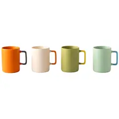 JUST HOME COLLECTION - Mug/tazón 400 ml Cerámica Vibrante Multicolor