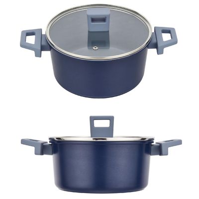 Imagen 2 del producto Olla de Aluminio 20 cm 2.7 l Azul Navy Nova