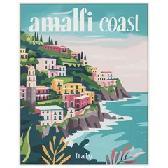 JUST HOME COLLECTION - Cuadro Costa Amalfi 40x50 cm