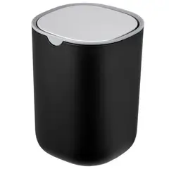 CASA BONITA - Basurero 1.5 Litros Plástico Negro