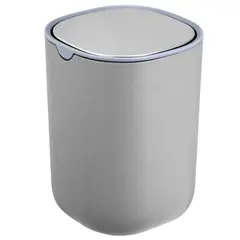 CASA BONITA - Basurero 1.5 Litros Plástico Gris