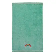 CASA BONITA - Toalla Visita 380 gr Algodón 28x46 cm Turquesa