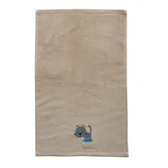 CASA BONITA - Toalla Visita 380 gr Algodón 28x46 cm Café