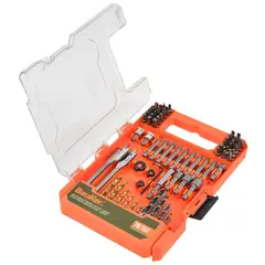 BAUKER - Set de brocas y puntas 76 pcs