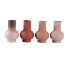 JUST HOME COLLECTION - Jarrón metálico 26 cm Colores Surtidos