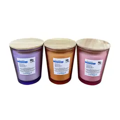 JUST HOME COLLECTION - Vela vidrio 13x16 cm con aroma Colores Surtidos