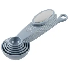 JUST HOME COLLECTION - Set 6 Cucharas Medidora Plástico Azul