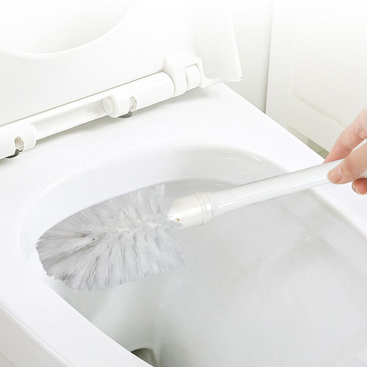 KLEINE WOLKE - Cepillo con base para limpiar inodoro WC