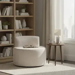 JUST HOME COLLECTION - Poltrona 1 cuerpo Compres 80x66x80 cm Beige