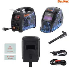 BAUKER - Soldadora Inventer 160 Ah 220 V + Máscara Fotosensible