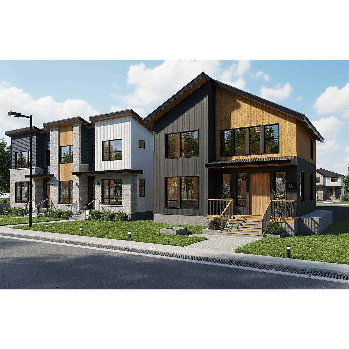 HOLZTEK - Siding Metalico 16 mm 0,385X3,8 mt Gris