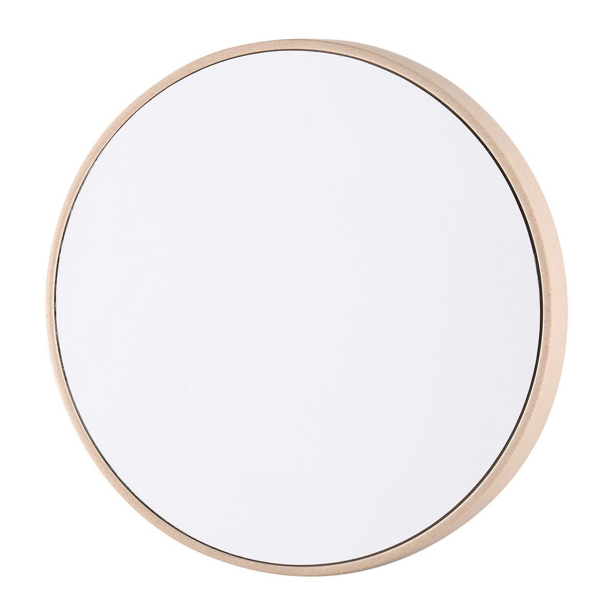 JUST HOME COLLECTION - Espejo Redondo Decorativo 30x30 cm Beige
