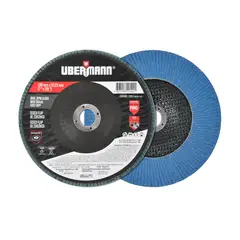 UBERMANN - Disco Flap metal 7" Grano 80 zirconio