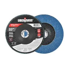 UBERMANN - Disco Flap metal 7" Grano 40 zirconio