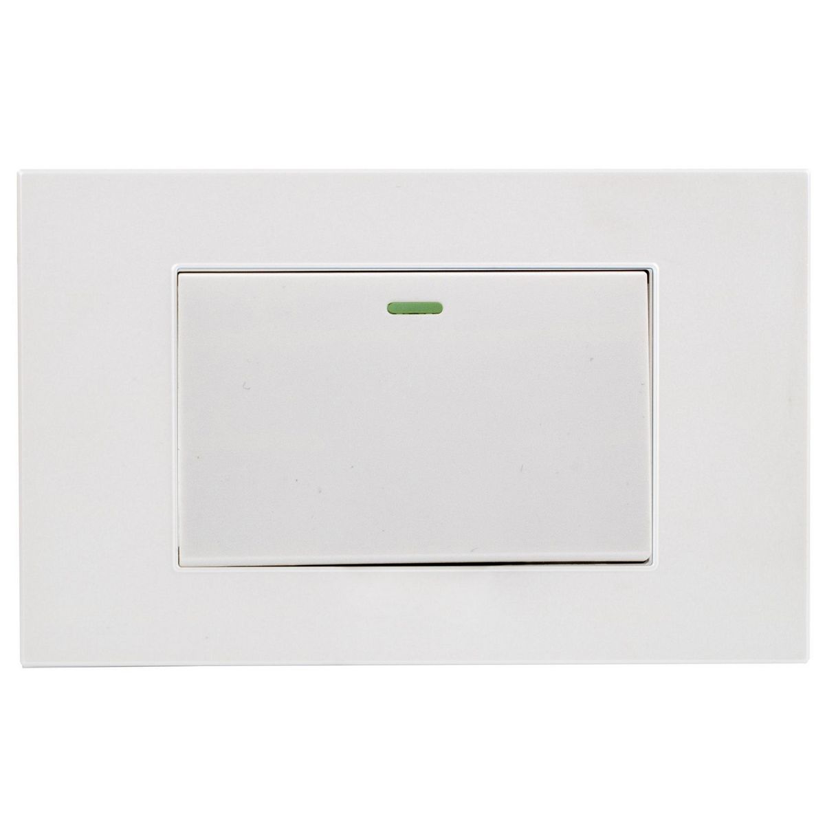 HALUX - Set Interruptor Senc+3 Tomas 10A Wh