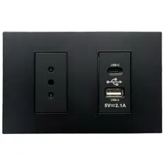 HALUX - Toma Simple 10A Cusbc Cusba B