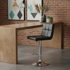 JUST HOME COLLECTION - Set 2 Pisos Bar Negro 110.5x44x50 cm