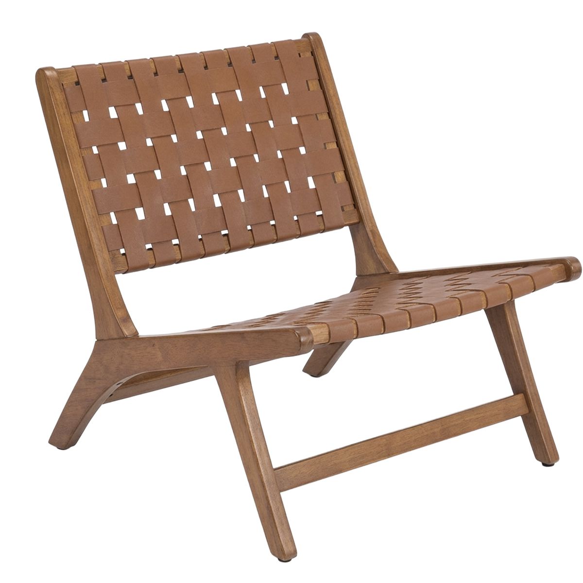 JUST HOME COLLECTION - Poltrona 1 cuerpo Decorativa 75x71.5x65 cm Café
