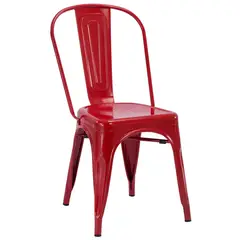 JUST HOME COLLECTION - Silla Tolix Rojo 85x44x51 cm