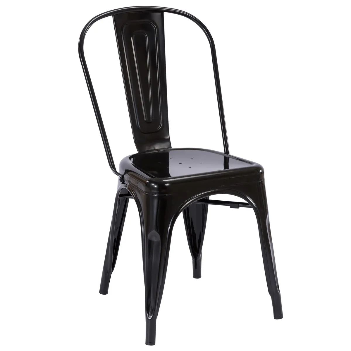JUST HOME COLLECTION - Silla Tolix Negro 85x44x51 cm