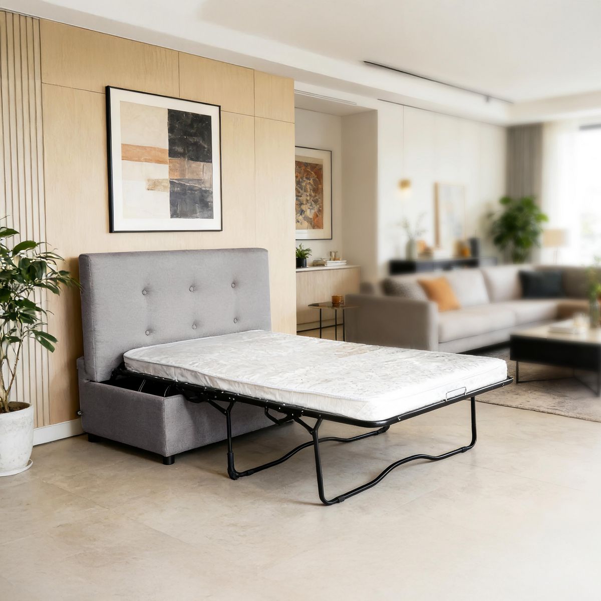 JUST HOME COLLECTION - Pouf Cama Compacto