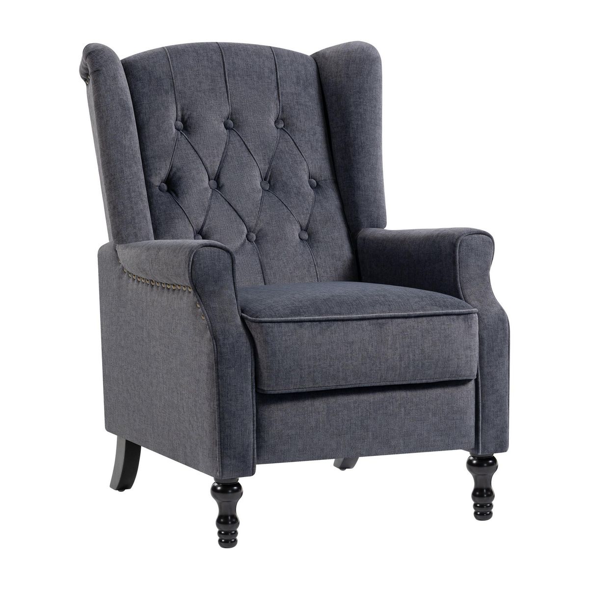 Poltrona Reclinable 1 cuerpo Haimaki 72x104x88 cm Gris, marca JUST HOME COLLECTION - Foto 2