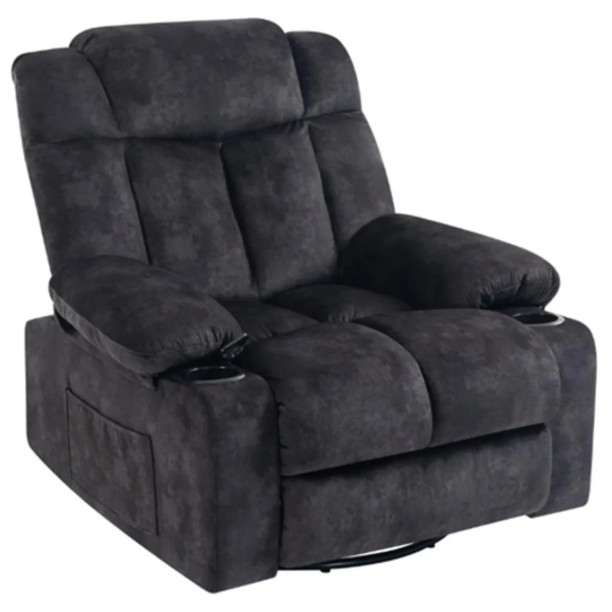 Sillón 1 cuerpo Telsiai 87x101x97 cm Grafito, marca JUST HOME COLLECTION - Foto 2