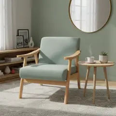 JUST HOME COLLECTION - Poltrona 1 cuerpo Inuye 61x74x72 cm Verde