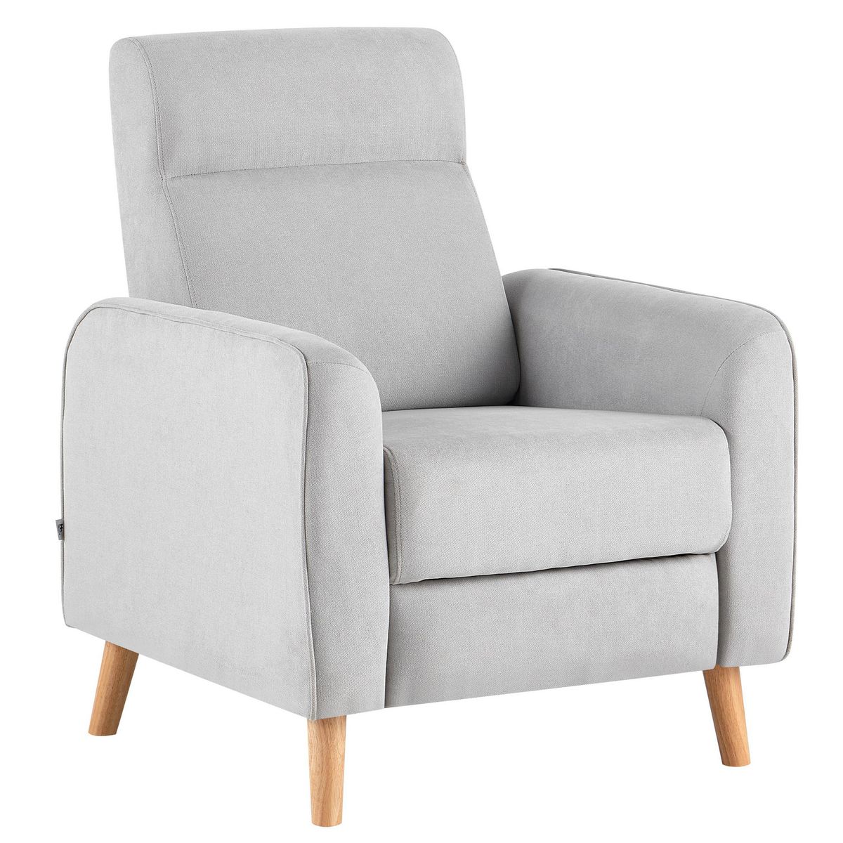 JUST HOME COLLECTION - Sillón Reclinable 1 cuerpo Mellow 81x101x87 cm Gris
