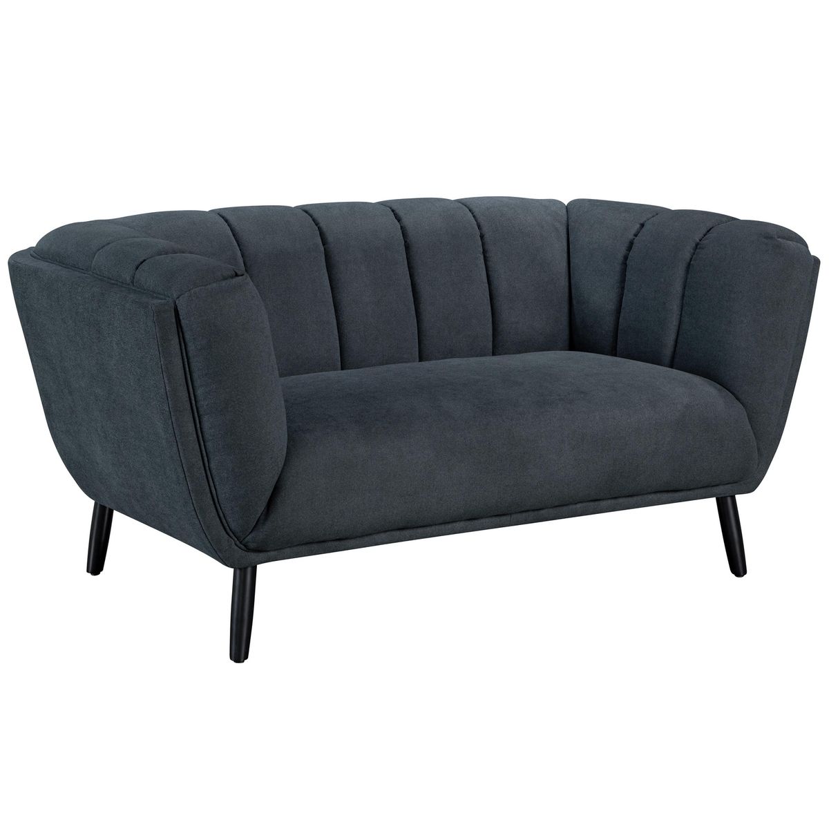 JUST HOME COLLECTION - Sofá 2 cuerpos Murano 157x76x88 cm Gris
