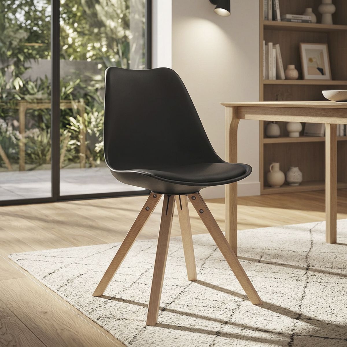 JUST HOME COLLECTION - Silla Copper Negro 80x47x52 cm