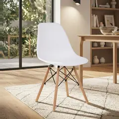 JUST HOME COLLECTION - Silla Eames Blanco 81.5x44x51.5 cm