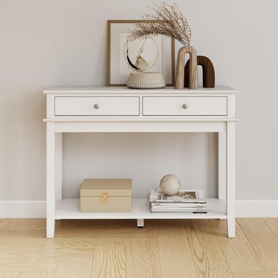 Imagen 2 del producto Arrimo Nora Blanco 100x35x76 cm