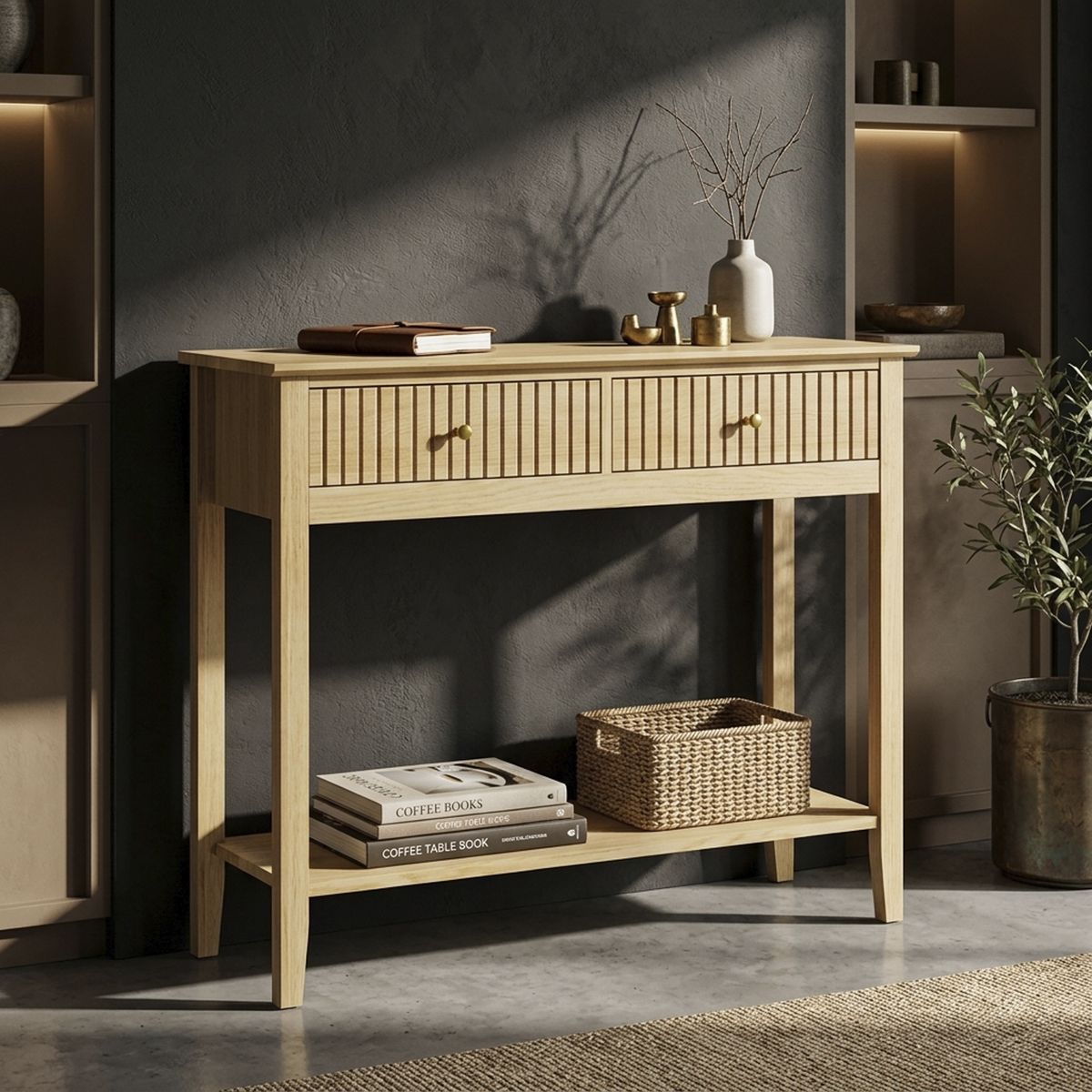 Arrimo Noir Café 100x35x80 cm, marca JUST HOME COLLECTION - Foto Principal