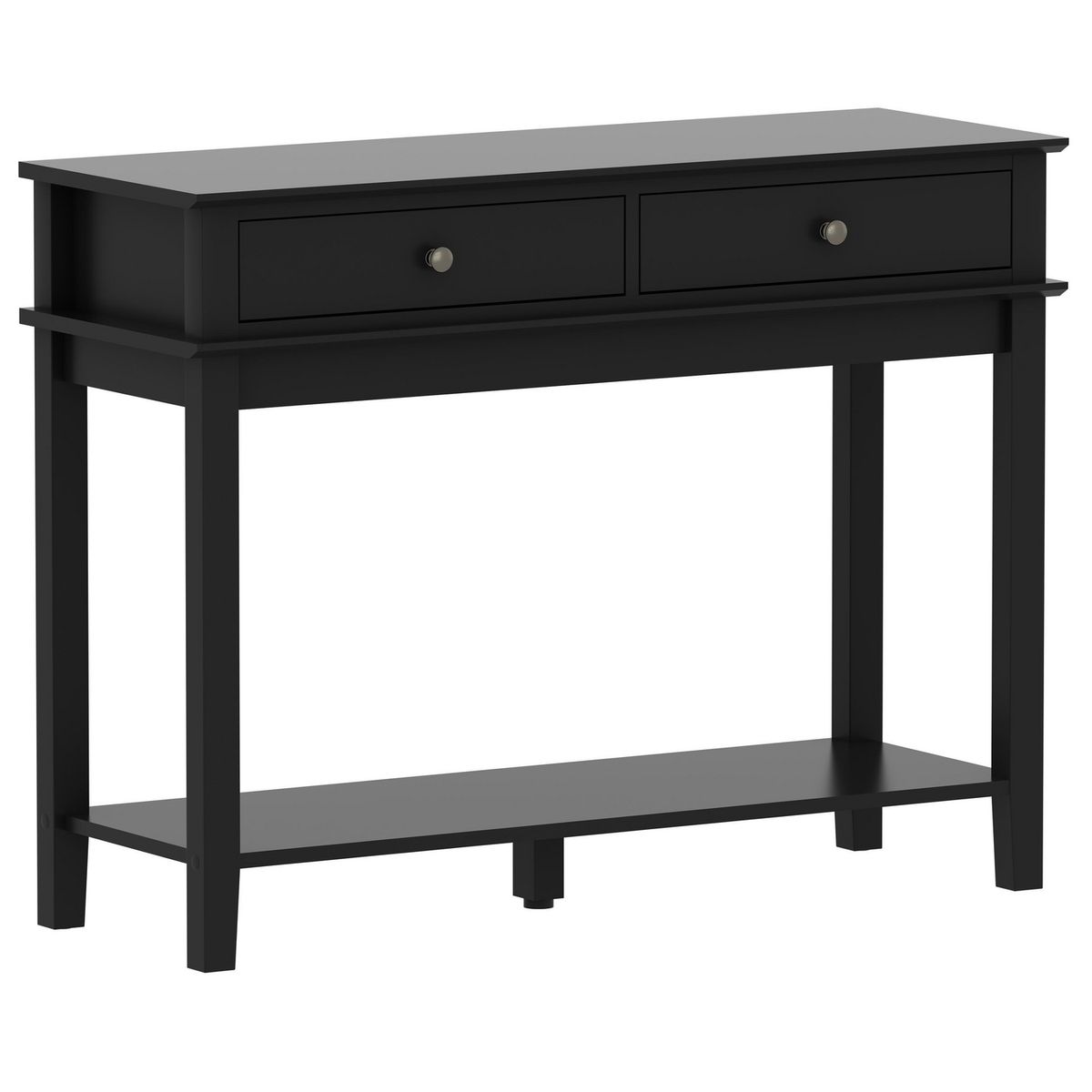 Arrimo Nora Negro 100x35x76 cm, marca JUST HOME COLLECTION - Foto 2