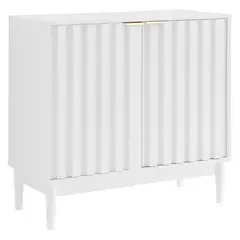 JUST HOME COLLECTION - Arrimo Noir Blanco 80x36x81 cm