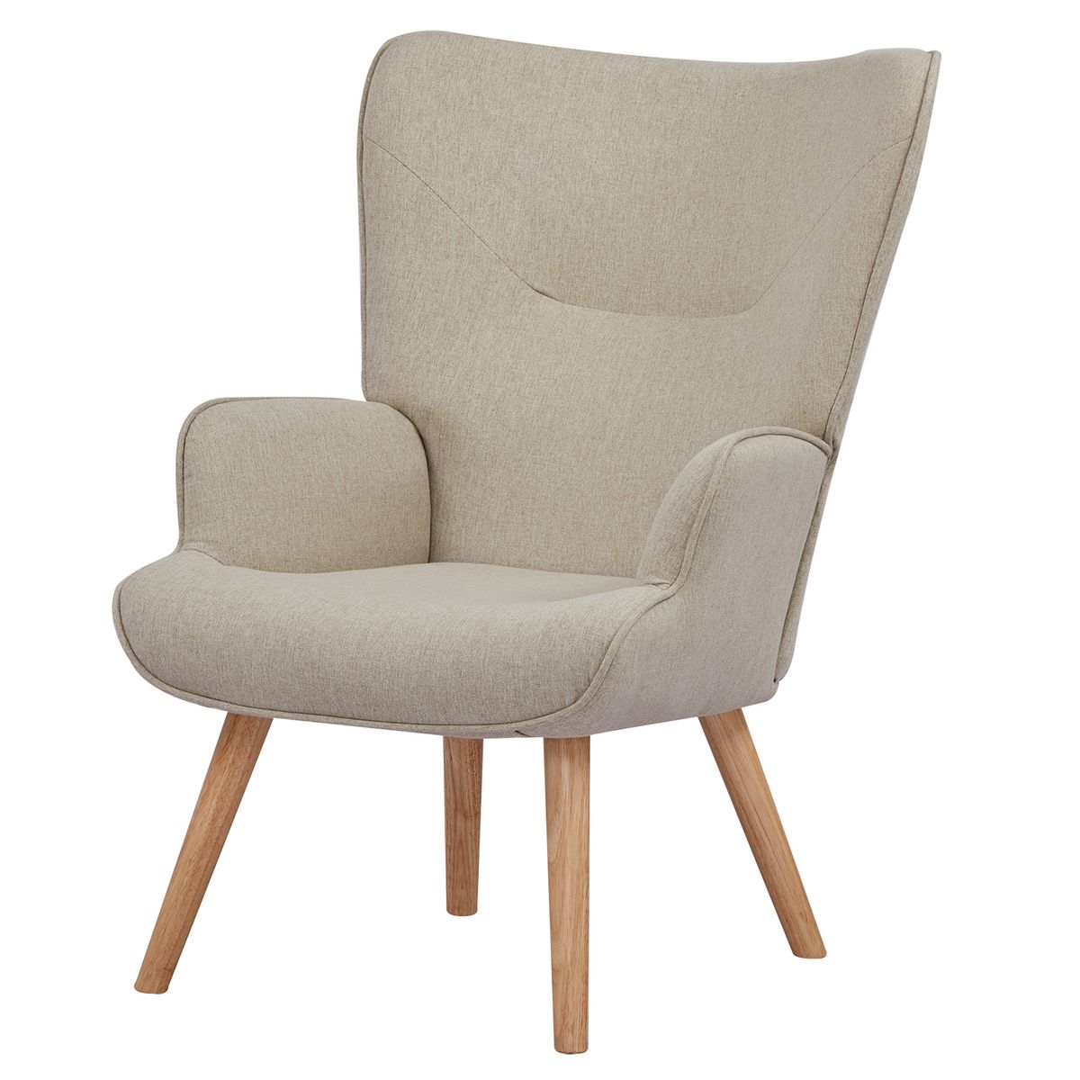 Poltrona 1 cuerpo Aura 69x95x75 cm Beige, marca JUST HOME COLLECTION - Foto 2