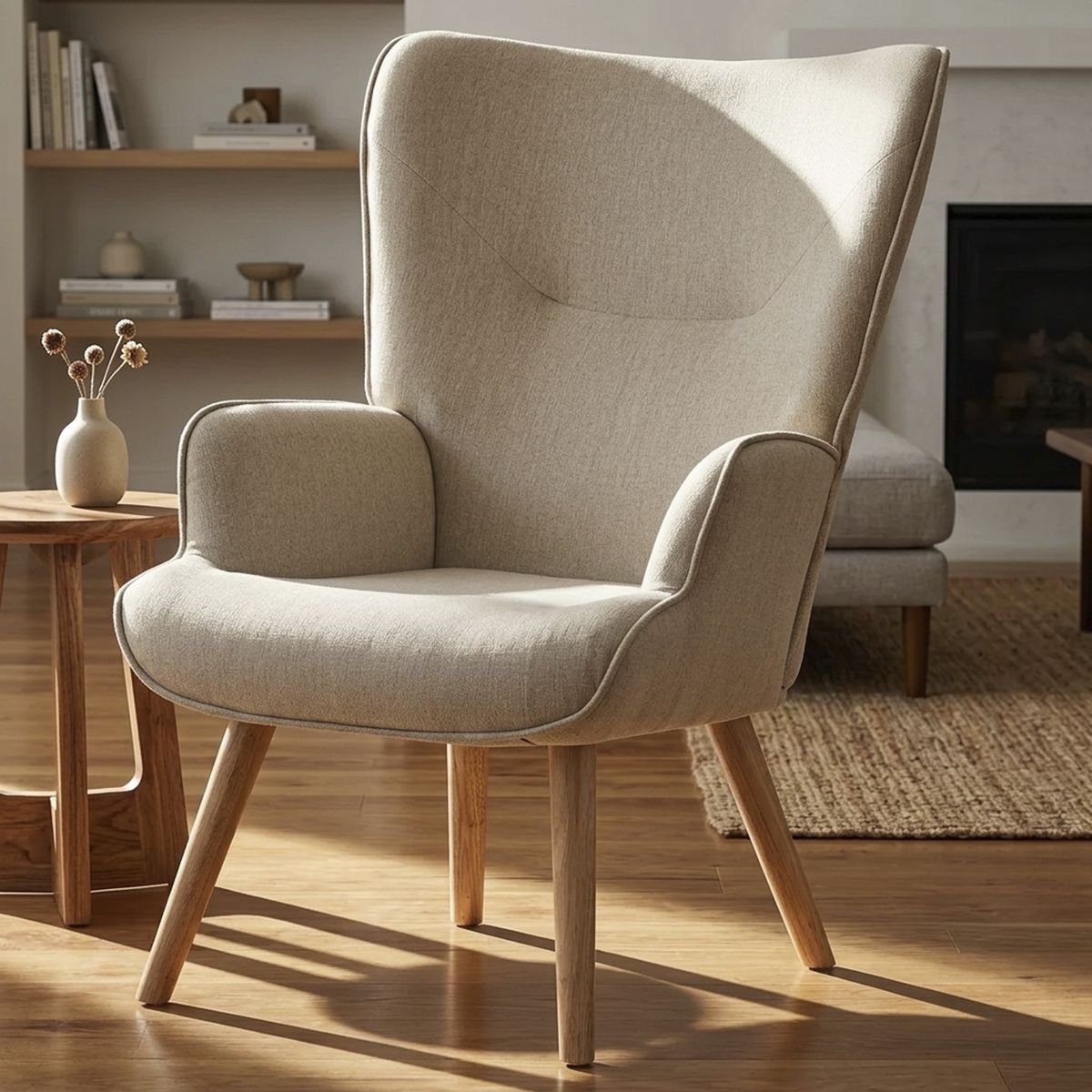 Poltrona 1 cuerpo Aura 69x95x75 cm Beige, marca JUST HOME COLLECTION - Foto Principal