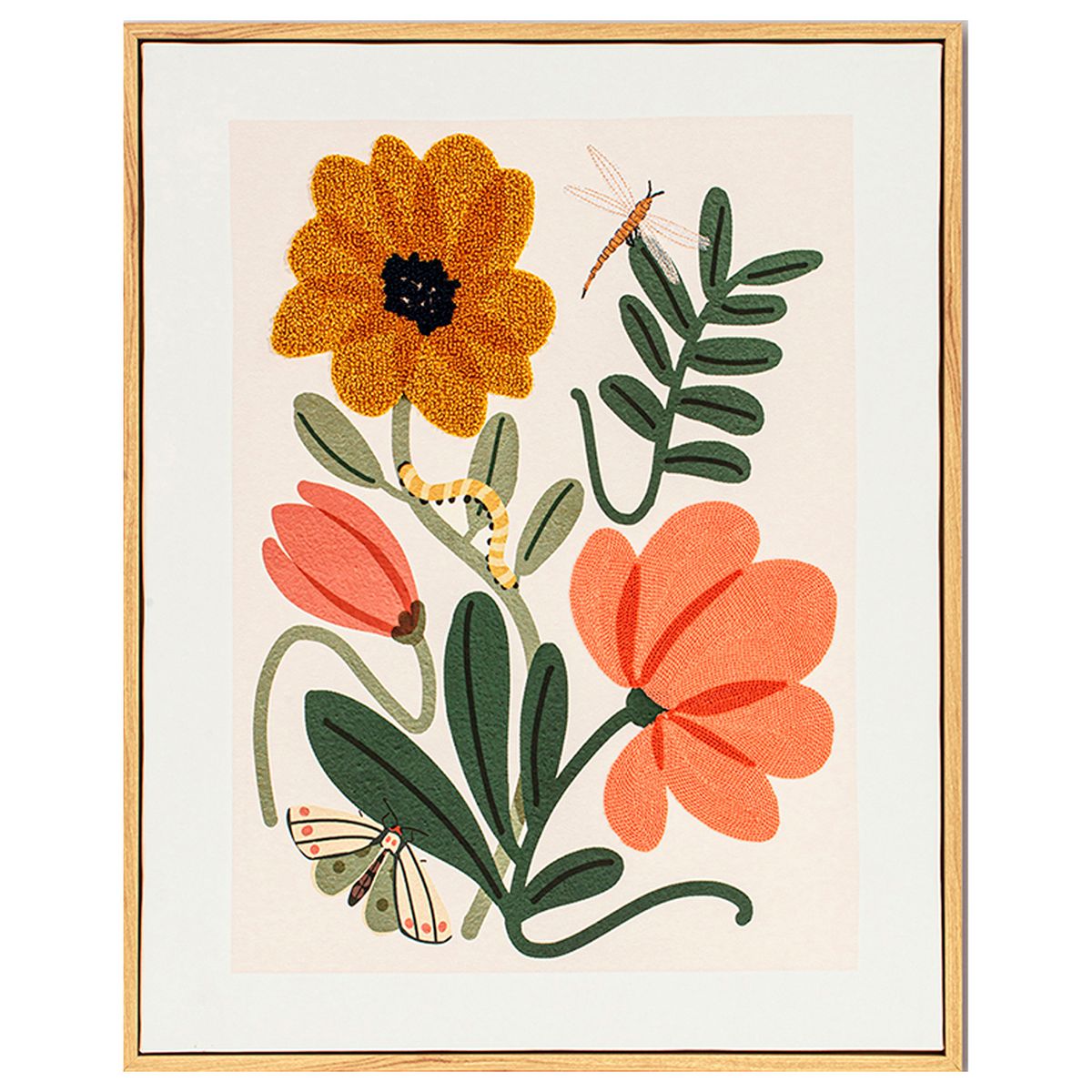 Cuadro Flores Terra 40X50 cm, marca JUST HOME COLLECTION - Foto 2