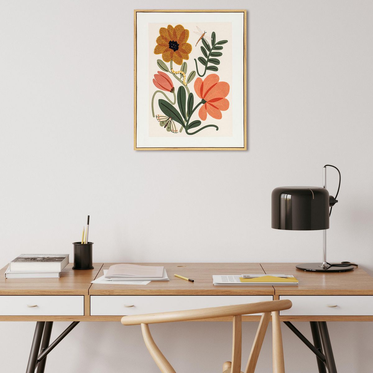 Cuadro Flores Terra 40X50 cm, marca JUST HOME COLLECTION - Foto Principal