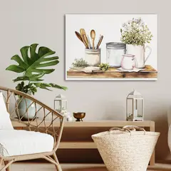 JUST HOME COLLECTION - Cuadro Cocina Adorno 70x50 cm