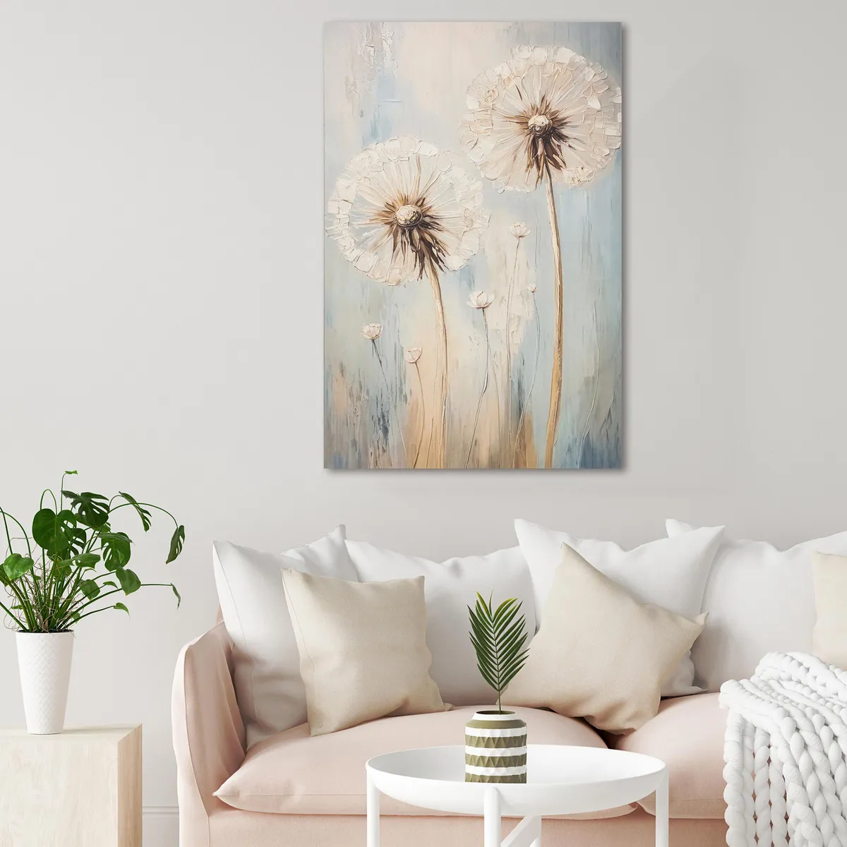 JUST HOME COLLECTION - Cuadro Diente León 60x90 cm