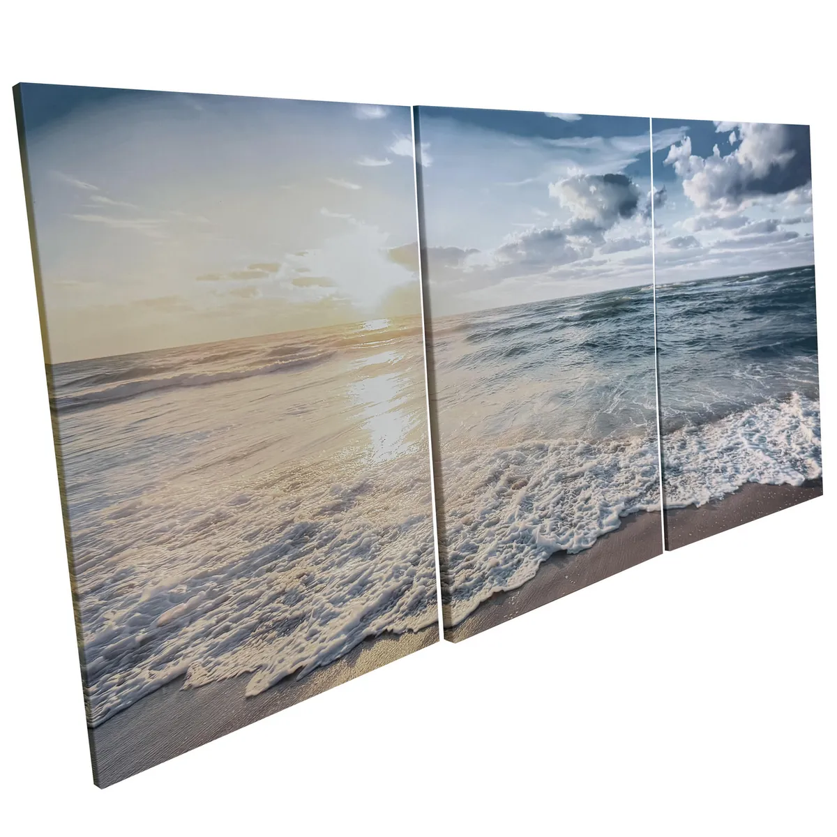 JUST HOME COLLECTION - Set de 3 Cuadros Beach Paisa 40x60 cm